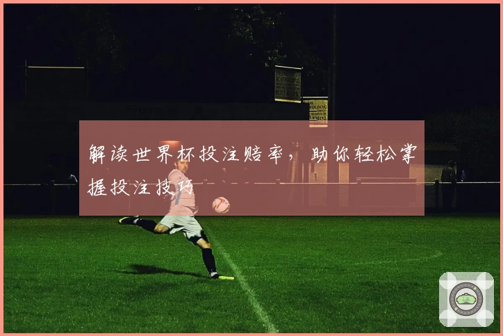 解读世界杯投注赔率，助你轻松掌握投注技巧