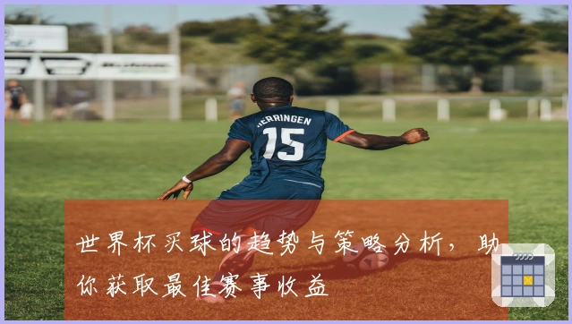 世界杯买球的趋势与策略分析，助你获取最佳赛事收益