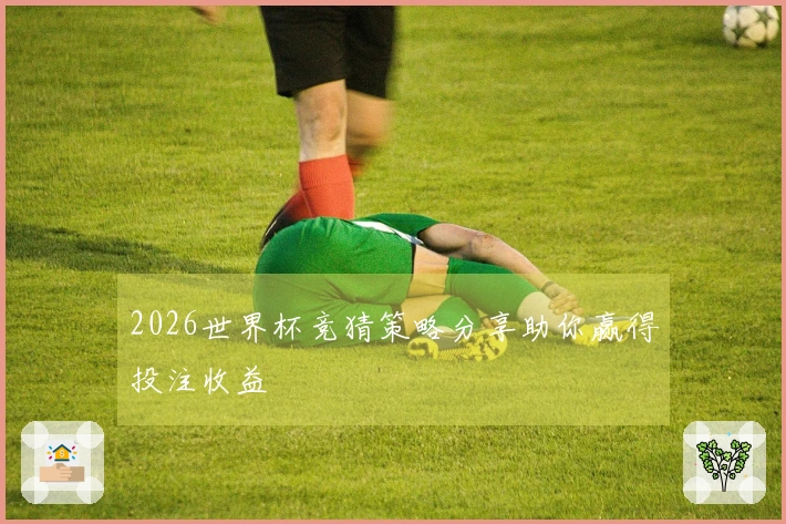 2026世界杯竞猜策略分享助你赢得投注收益