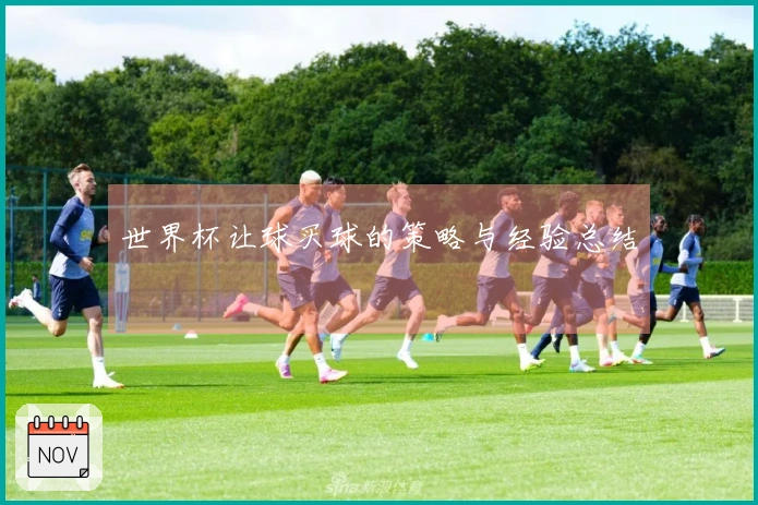 世界杯让球买球的策略与经验总结